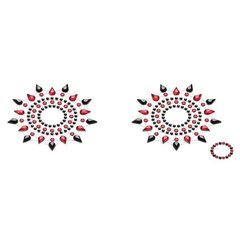 Crystal Pastis - Petits Joujoux Gloria set of 2 - Black/Red, Chest decoration