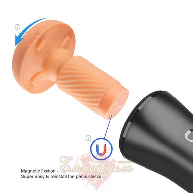 Smart masturbator - Otouch INSCUP 3, forward-backward movement plus wall compression, touch control