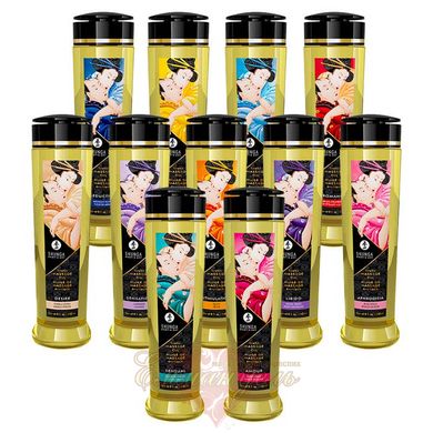 Массажное масло - Shunga Sensual Island Blossoms (240 мл) натуральное увлажняющее