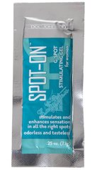 Stimulating gel for the point - G Doc Johnson Spot-On G-Spot (7 g) with almond oil and peppermint