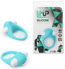 Cock ring - LIT-UP Silicone Stimu Ring 6 blue
