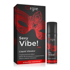 Жидкий вибратор - ORGIE Sexy Vibe! HOT, 15 мл - Вибрации + тепло