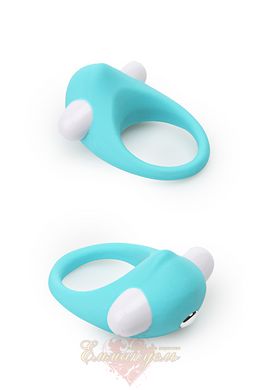 Cock ring - LIT-UP Silicone Stimu Ring 6 blue