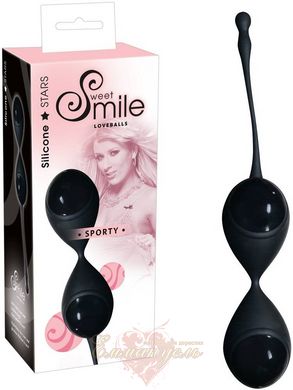 Vaginal beads - Smile Balls black