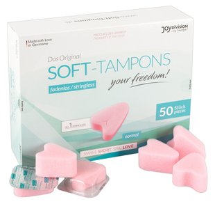 Тампоны - JoyDivision Soft-Tampons normal, box of 50pcs.