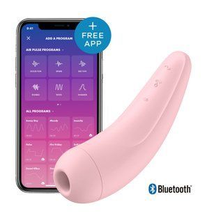 Вакуумный клиторальный стимулятор - Satisfyer Curvy 2+ Pink SO3782 фото