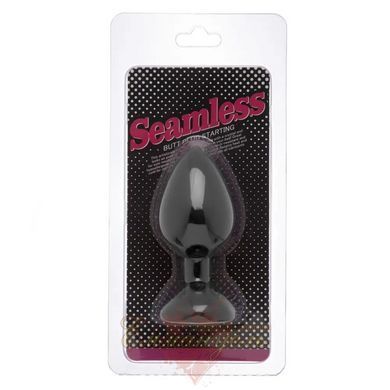 Butt Plug - Black Silicone White Shape M 285104 &mdash; photos