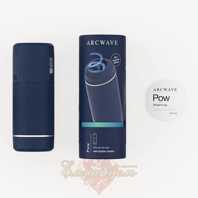 Suction Control Premium Masturbator - Arcwave Pow Stroker Blue