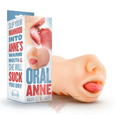 Masturbator mouth - Blush X5 Men Oral Anne, Vanilla