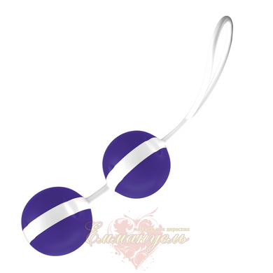 Vaginal beads - Joyballs, violett-white