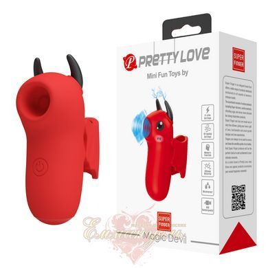 Pretty Love Magic Devil Stimulator Red Vacuum Clitoral Vibrator 6603BI-300070 &mdash; photos