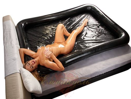 Bed sheet with inflatable edge - Lack-Laken Glossy Games, 140 x 200 cm