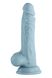 Realistic vibrator with testicles on a suction cup - Femme Funn Turbo Baller, blue