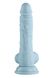 Realistic vibrator with testicles on a suction cup - Femme Funn Turbo Baller, blue