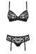 Obsessive Letica 2 pcs set black S/M 410639 - photos (7