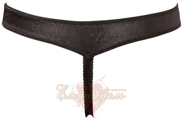 Women's Thong - 2320126 Basic String Black, L