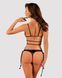 Комплект белья - Obsessive Cordellis Cupless Set black, S/L 411574 фото 2