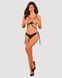 Комплект белья - Obsessive Cordellis Cupless Set black, S/L 411574 фото 6