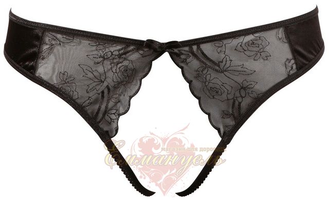 Women's Thong - 2320126 Basic String Black, L