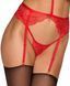 Erotic lingerie set Kissable bondage Kiss Set red S/M SX1964 - photos (5