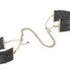 Наручники - Bijoux Indiscrets Desir Metallique Handcuffs - Black, металеві, стильні браслети