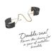 Bijoux Indiscrets Desir Metallique Handcuffs - Black