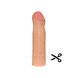 Penis attachment - Revolutionary Silicone Nature Extender Brown, Add 2