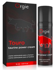 Gel for enhanced erection - Orgie TOURO, 15 ml with taurine and gingko biloba