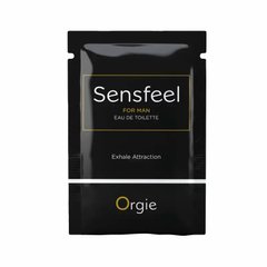 Perfume with pheromones for men - Orgie Sensfeel Man – Travel Size, 1 ml