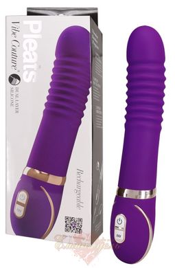 Hi-tech вибратор - Pleats Purple Vibrator