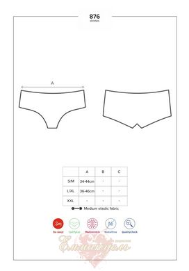 Panties - Obsessive 876-SHO-1 shorties, L/XL