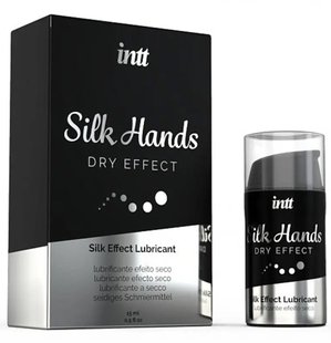 Lubricant for masturbation on a silicone basis - Intt Silk Hands, 15 ml