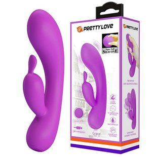 Вибратор - Pretty Love Grace Vibrator Purple, мягкий силикон 6603BI0750 фото