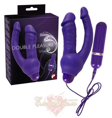 Hi-tech vibrator - Douple Vibrator Purple