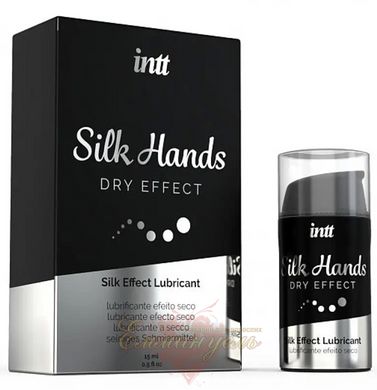 Lubricant for masturbation on a silicone basis - Intt Silk Hands, 15 ml