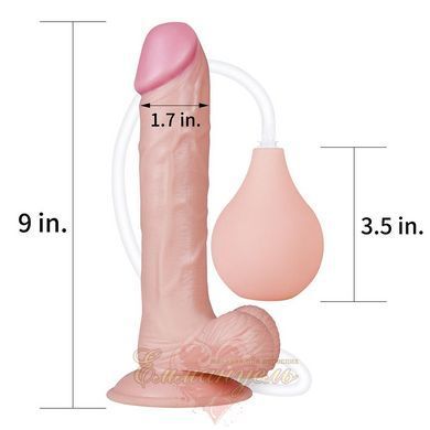 9'' Squirt Extreme Dildo Flesh 6452LVTOY399 &mdash; photos