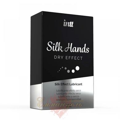 Лубрикант для мастурбації на силіконовій основі - Intt Silk Hands, 15 мл