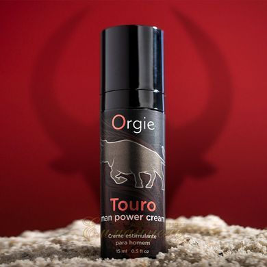 Крем для посилення ерекції Orgie Touro Power Cream, 15 мл, з таурином, гінкго та коренем женьшеню SX1560 фото