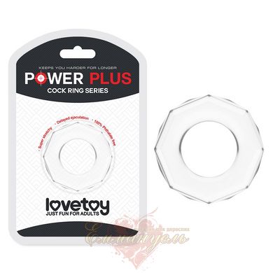 Эрекционное кольцо - Power Plus Cockring 4 Clear