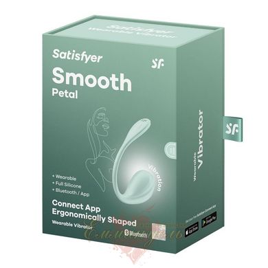 Смарт-виброяйцо - Satisfyer Smooth Petal Connect App Mint