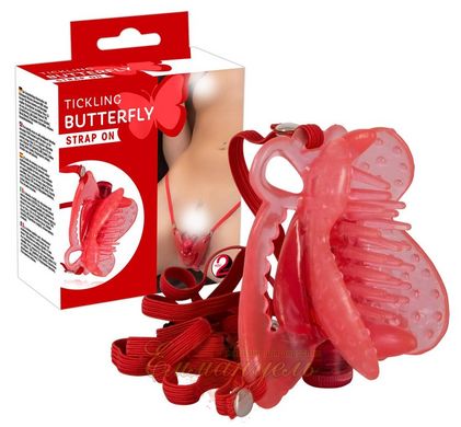Clitoral stimulant - Tickling Butterfly Strap On