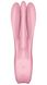 Clitoral vibrator - Satisfyer Threesome 1 Pink with three flexible fingers