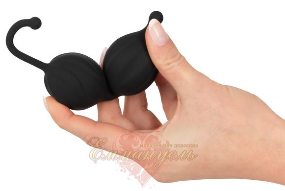 Vaginal beads - Black Velvet Silicone Balls