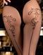 Прозрачные колготки с черным узором Ballerina&acute;s Secret (20 den) и стрелкой сзади, черные, S/M 558 S/M фото 2