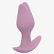 Анальная пробка &ndash; Fun Factory BOOTIE FEM, розовая, в виде бутона, диаметр 2,9 см, тонкий ограничитель SX1000 фото 3