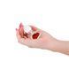 Скляна анальна пробка NS Novelties Crystal - Desires - Red Heart - Small з декоративним червоним серцем SX4352 фото 2