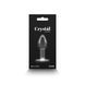 Скляна анальна пробка NS Novelties Crystal - Desires - Red Heart - Small з декоративним червоним серцем SX4352 фото 4