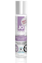 Cooling lubricant - System JO AGAPE - COOLING (30 ml) without glycerin, glycol and parabens