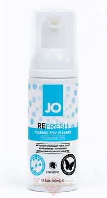 Soft foam for cleaning toys - System JO REFRESH (50 ml) disinfectant, penetrates deep