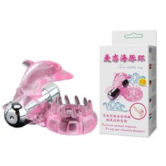 Эрекционное кольцо - Cock Vibro Ring With Bullet Pink